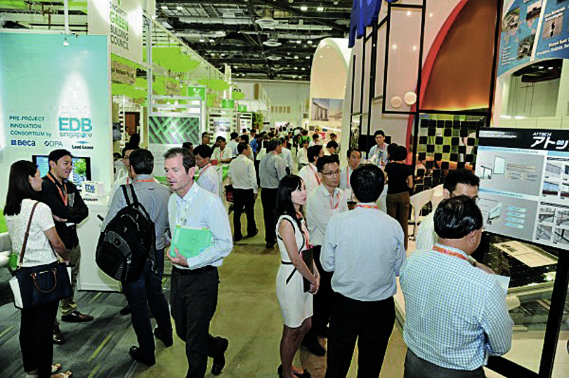 Participants at the co-located Build Eco Xpo 2014 and the International Green Building Conference 2014